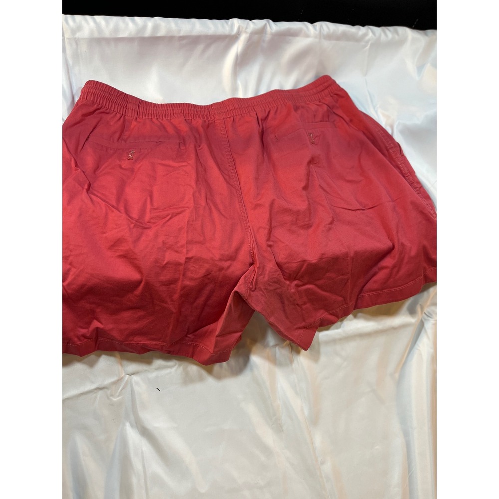 J Crew Red Elastic Waist Drawstring Chino Shorts Mens XL